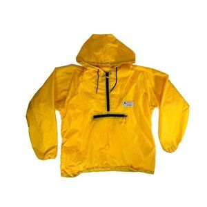 Vintage Walt Disney World MICKEY MOUSE Authentic Rain Jacket Yellow MickeyINC 2X